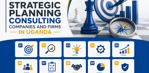 Discover the 10 top strategic planning consultants in Uganda. Expert guide to business strategy, NDP III alignment, corporate advisory, and organizational development in Kampala.